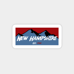 New Hampshire Mountains Sticker